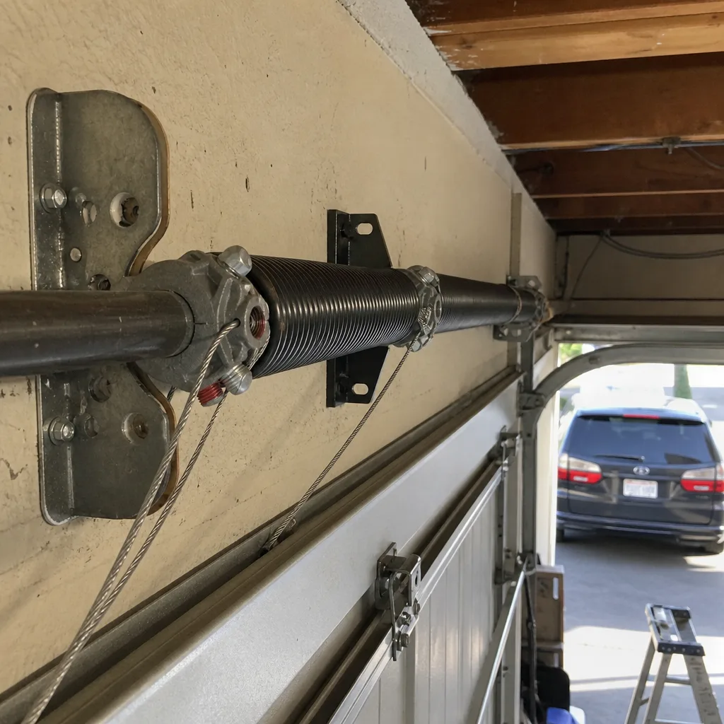 Garage Door Spring Repair in Brea